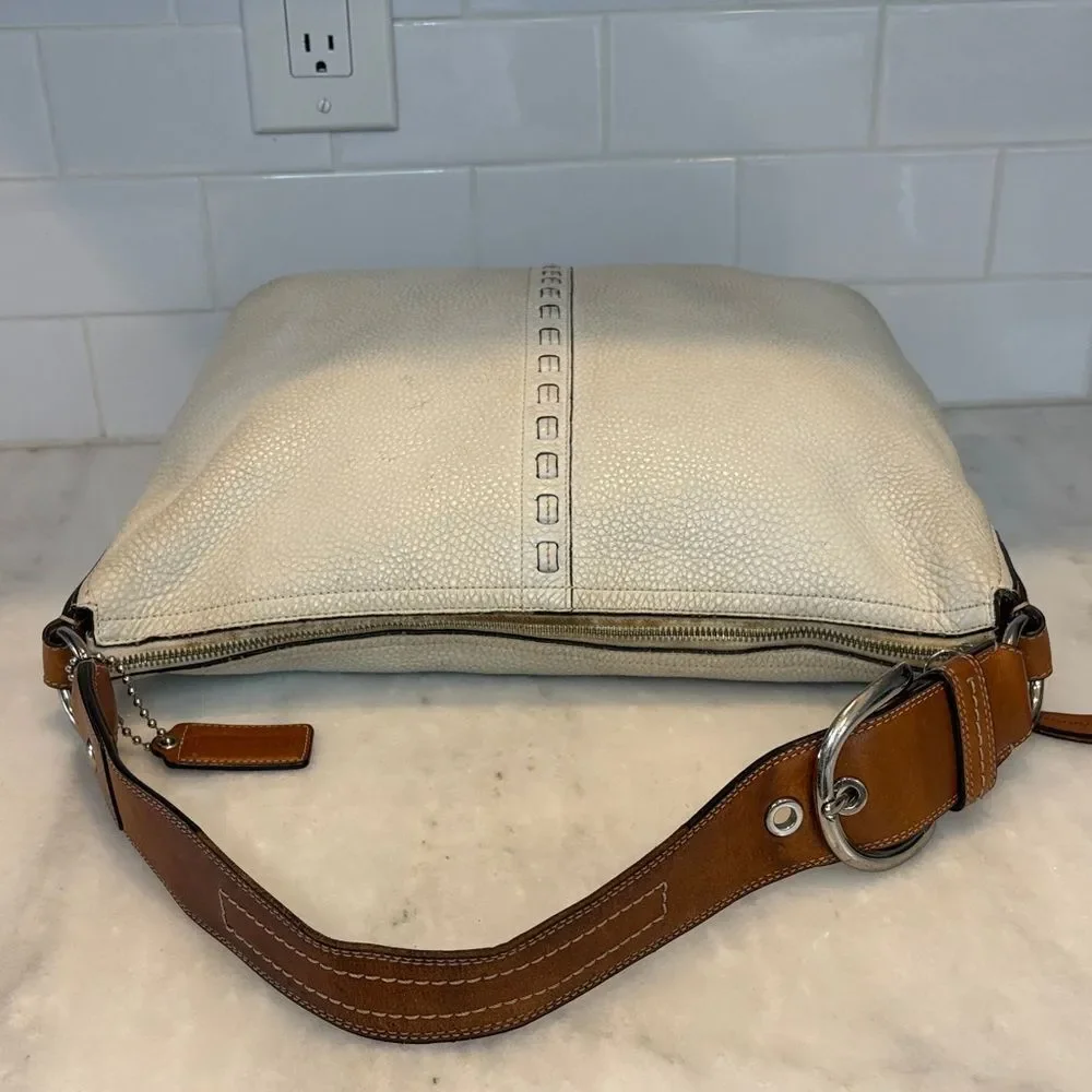 Coach Bag Purse Handbag Y2K Leather Soho Pebbled Dinky Slouch Hobo Shoulder Bag